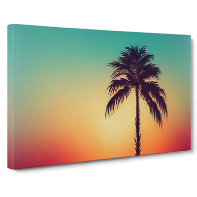 Palm Tree Sunset Vol.1 - Wrapped Canvas