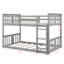 Lit simple superposé simple avec échelle, lit superposé en bois massif avec garde-corps de sécurité, mobilier de chambre peu encombrant-1309555498