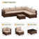 Keyala 7 Piece Rattan Sectional Seating Group with Cushions