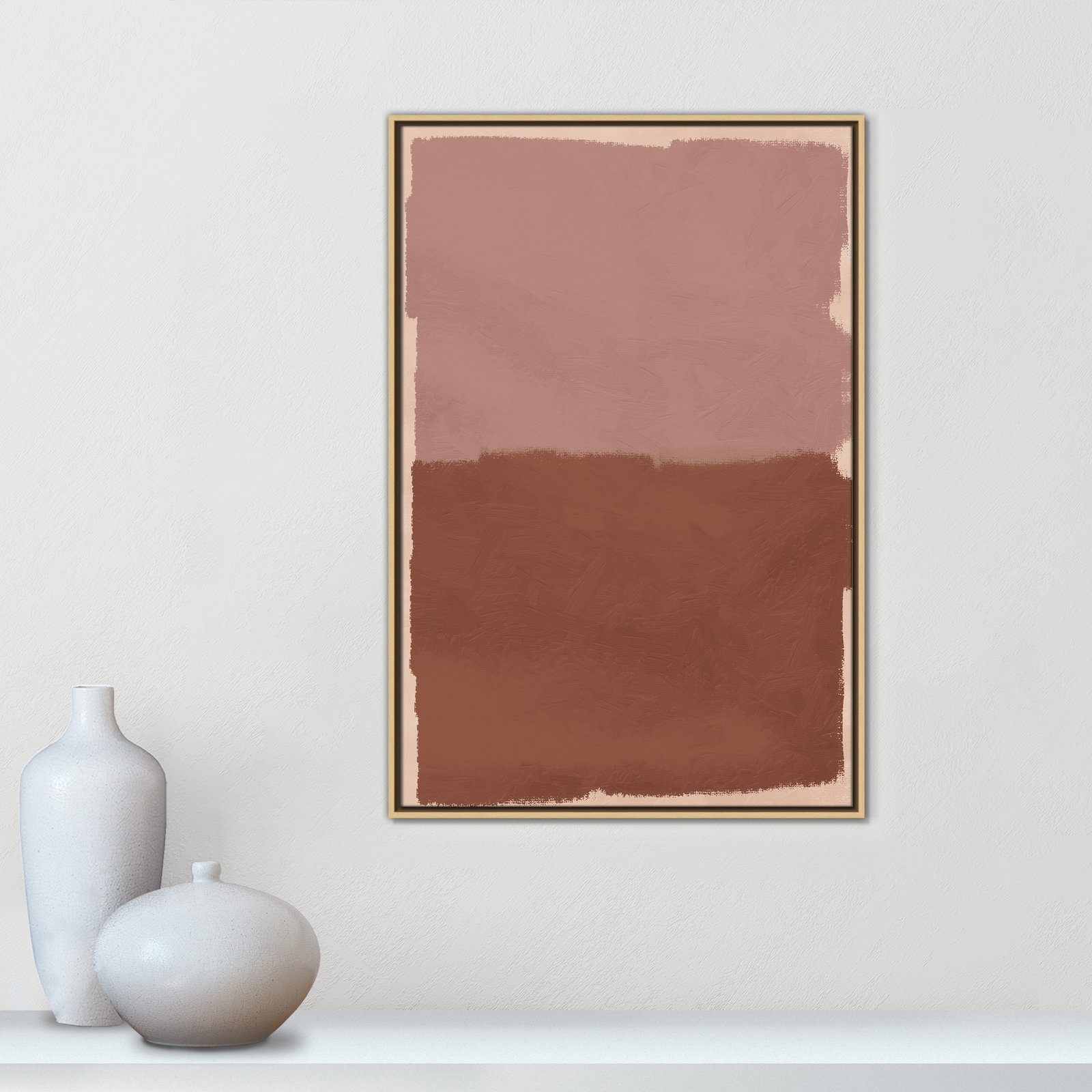 Hollow Delight Print by Marcus Prime, 25.5'' W x 37.5'' H, Natural Floater