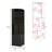 Corner Bar Cabinet, Glass Rack, Double Door Cabinet, Eight Built-In Wine Rack-1965538465