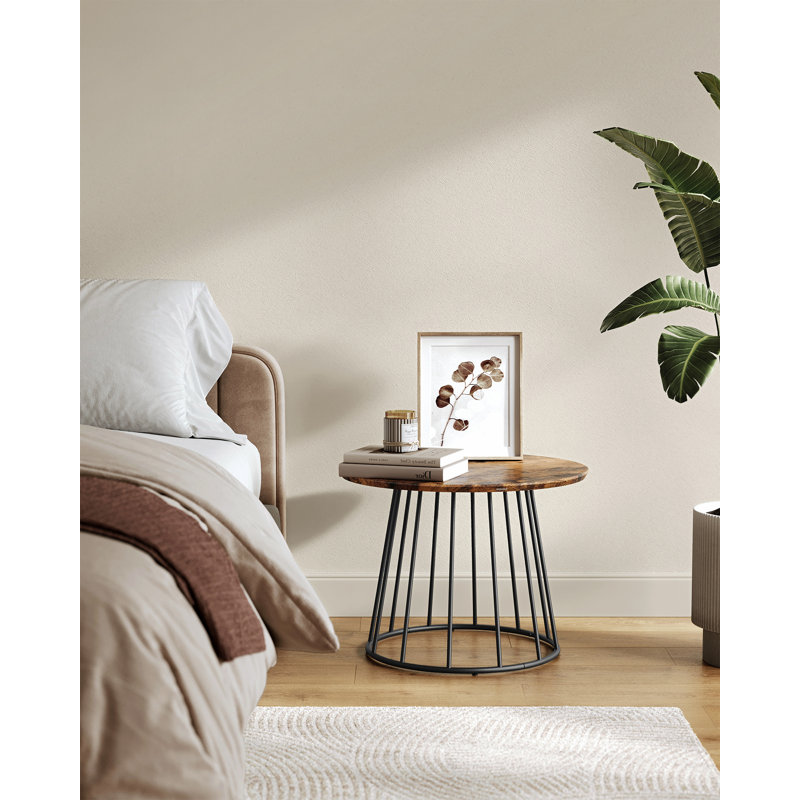 Almiro Frame Coffee Table, Rustic Brown