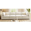 133.5" Modular Sofa With Storage, USB/Wireless Charging & Bluetooth Speaker
