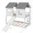 Twin Over Twin House Bunk Bed With Slide