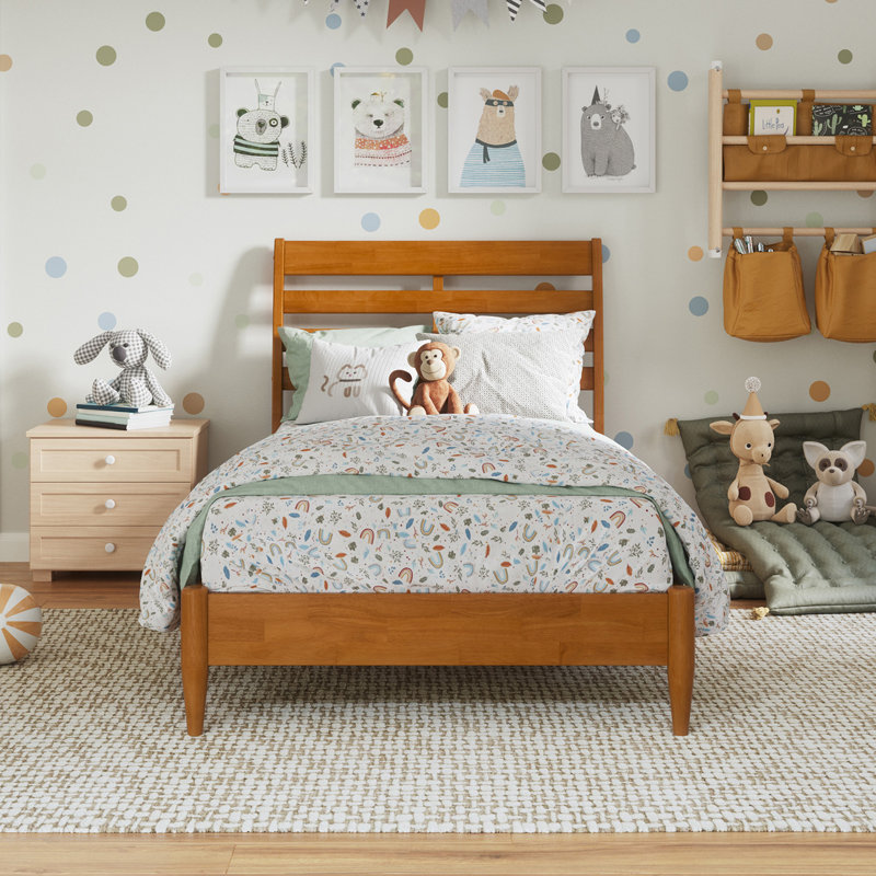 Areya Bed Kids Bed, Light Toffee, Twin