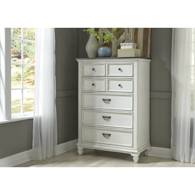 Colburn 5 Drawer 38" W Solid Wood Chest