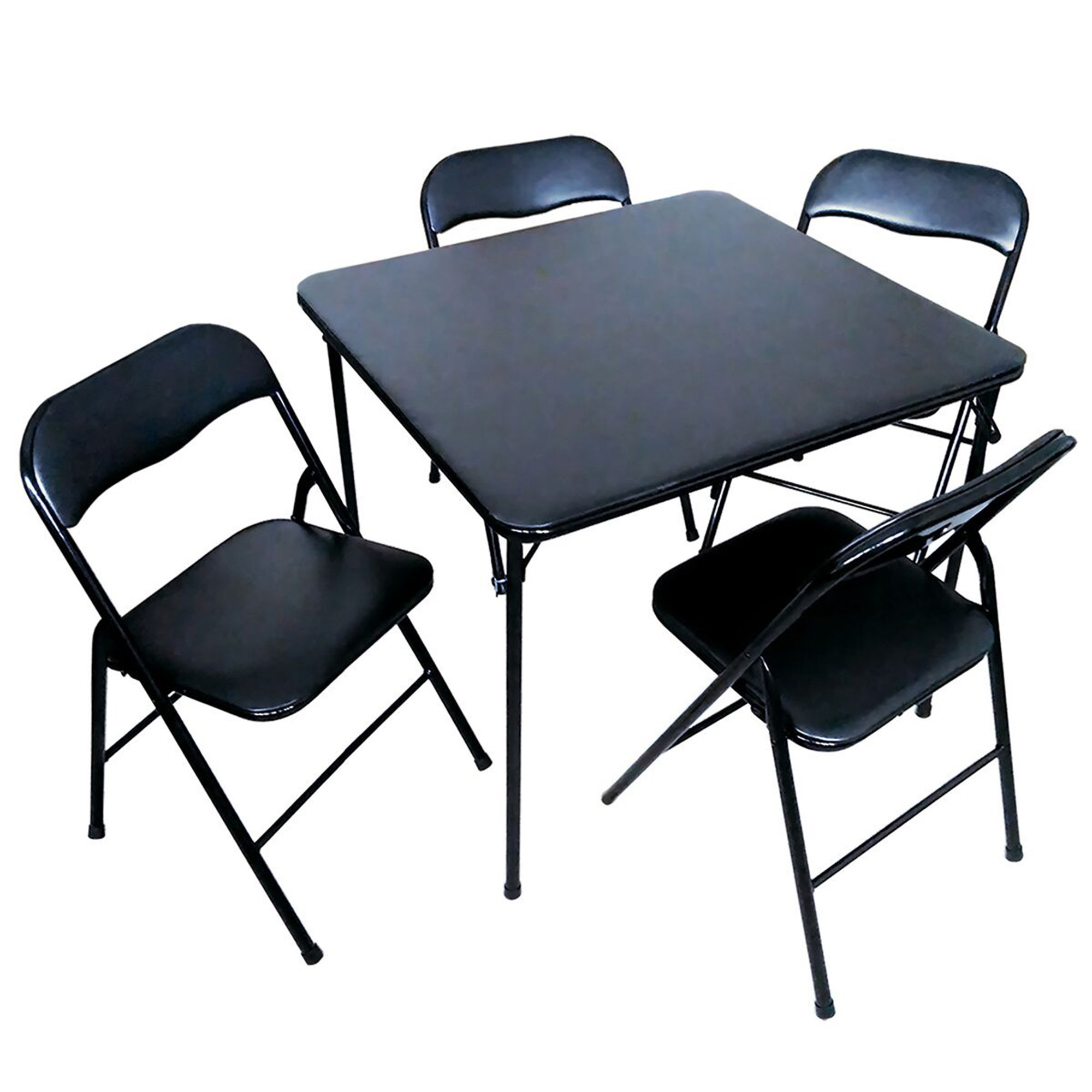 Plastic Development Group 34 Inch Card Table and 4 Chair