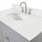 Abell 42.25'' Bathroom Vanity with Carrara Quartz Top-94003714