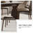 29.92"H Casual Solid Wood Oak Dining Chairs