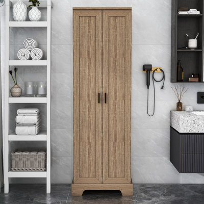 Armoire de rangement en bois avec deux portes Navae