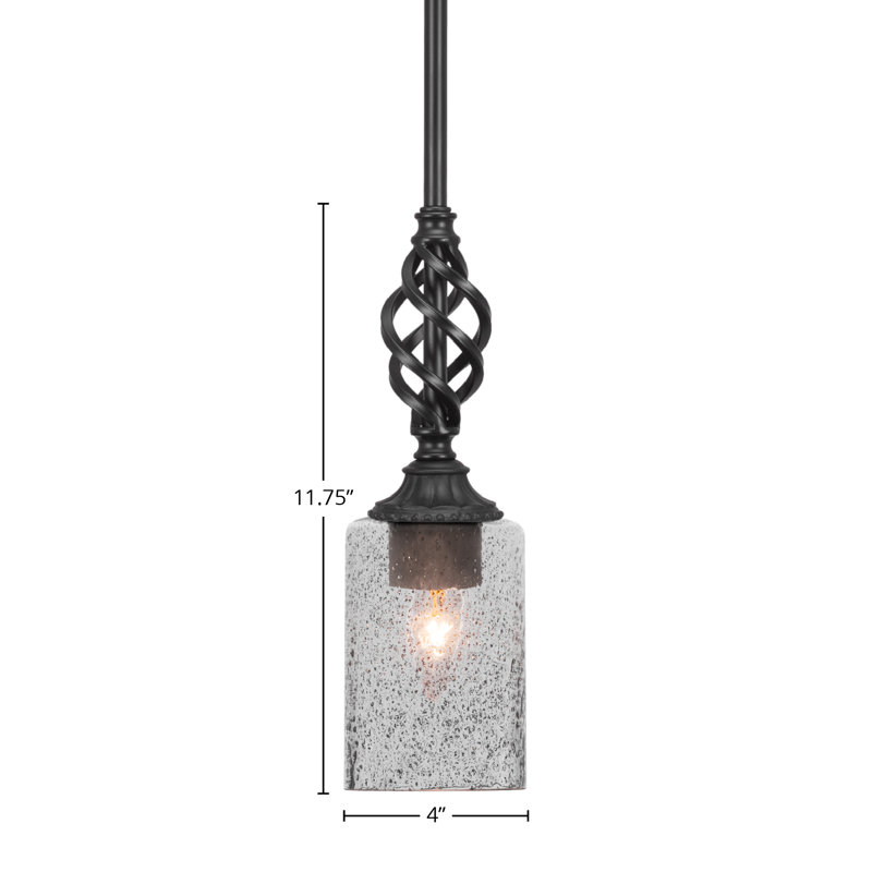 Mini-luminaire suspendu Eleganté, Noir
