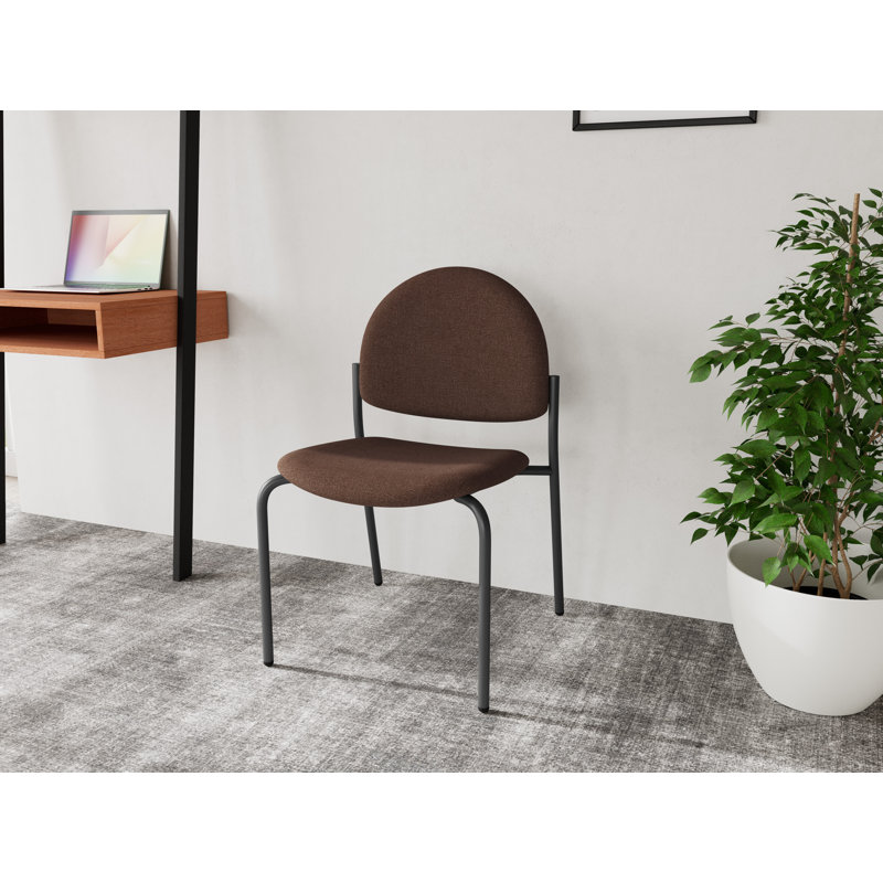 Chaise d'invité sans accoudoir Chat Chat, Gris anthracite, Café Archetype