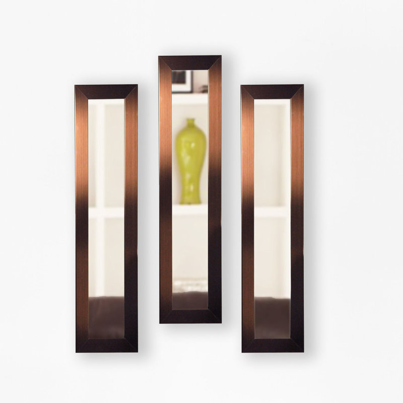 Ensemble de miroirs 2 pièces Menifee, H 33,5 po x l 7,5 po
