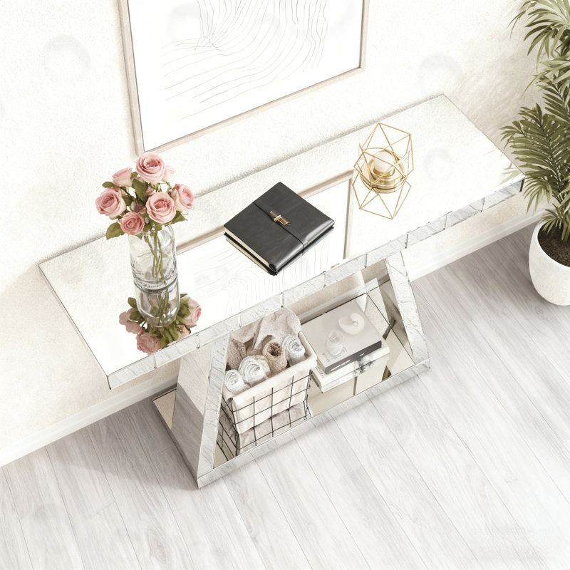Mirror Ivywood with Open Storage