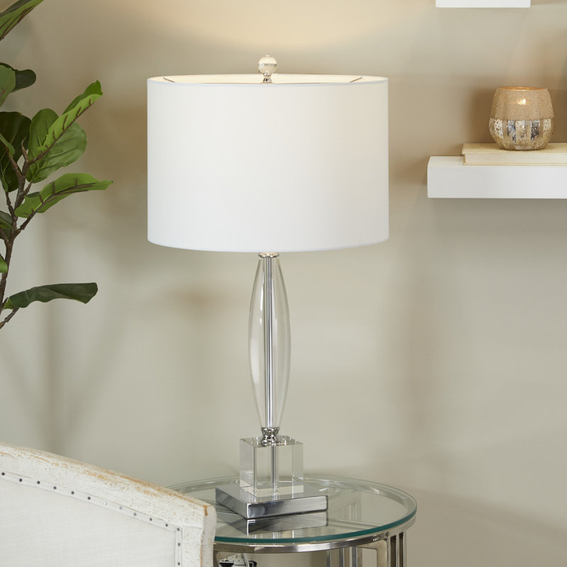 Lampe de table 28,5 "grise