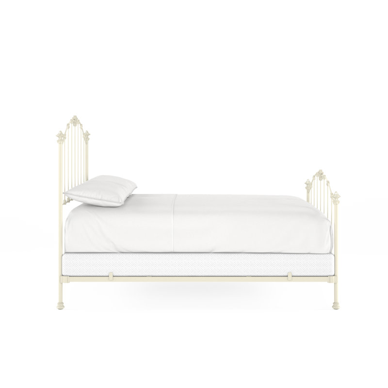 171 Country French Bed | Complete Standard, Queen, Gloss Off-White
