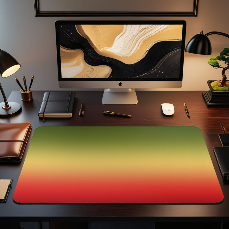 Polyester Desk Pad, 14.4x12.1