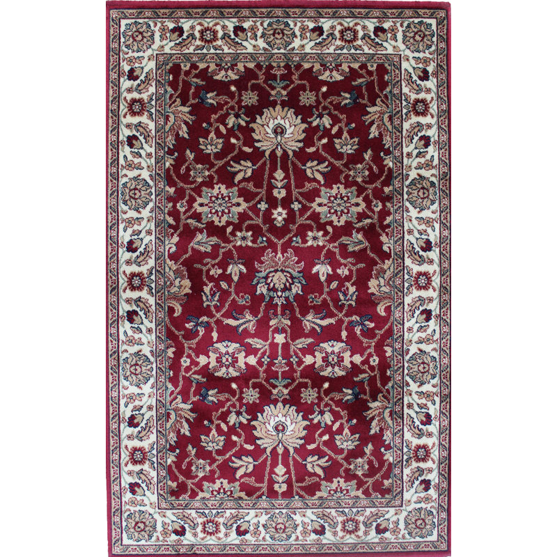 Tapis rouge Holiman, Rectangle 2 pi 7 po x 4 pi 11 po