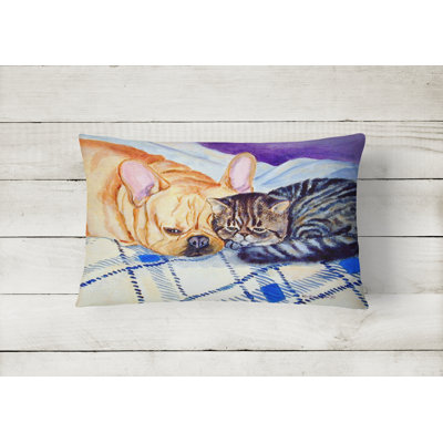 Cat Indoor/Outdoor Throw Pillow