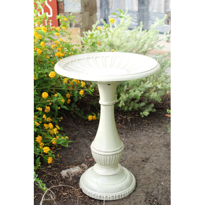 Onalaska Metal Fountain Birdbath