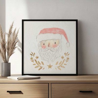 «Pink St. Nick I» par Victoria Barnes, reproduction d'art