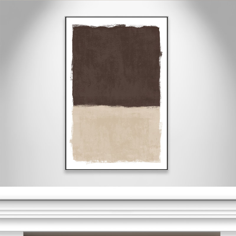 «Brownie Sundae I Print» par Natalie Carpentieri, Flottant argenté, L 41,5 po x H 61,5 po