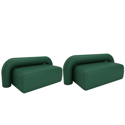 Banc rembourré en similicuir