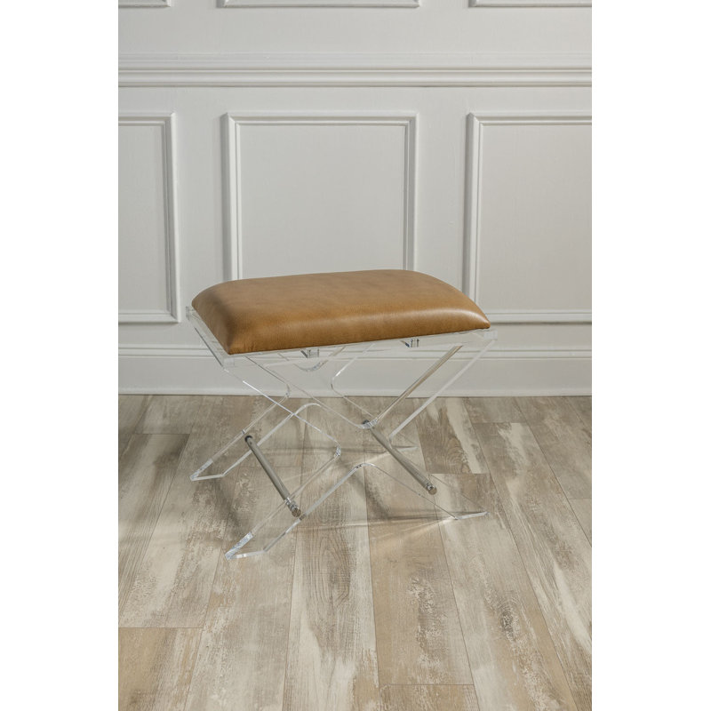 Delano Dorian Saddle Bench, Nickel