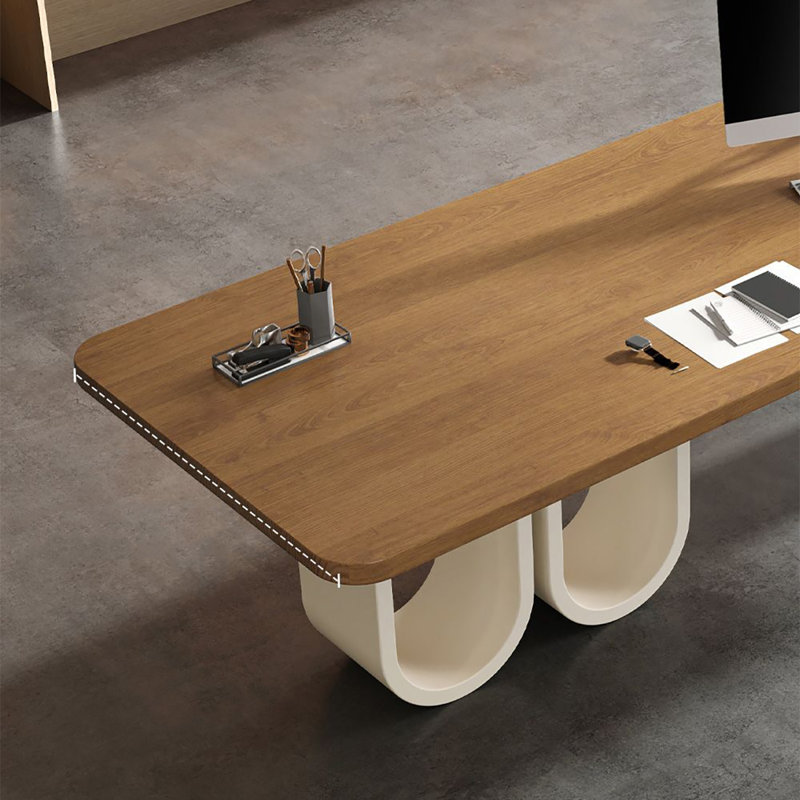 Dechant Solid Wood Writing Desk, 29.5" H x 78.7" W x 31.5" D