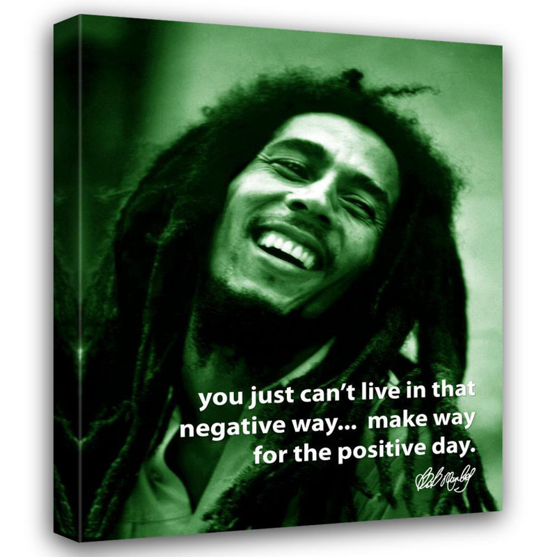 Bob Marley - Jour positif IMP-SX0140R, H 35 po x l 28 po