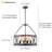 4-light Farmhouse Chandelier
