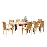 Lua Outdoor 7 - Piece Teak Dining Set