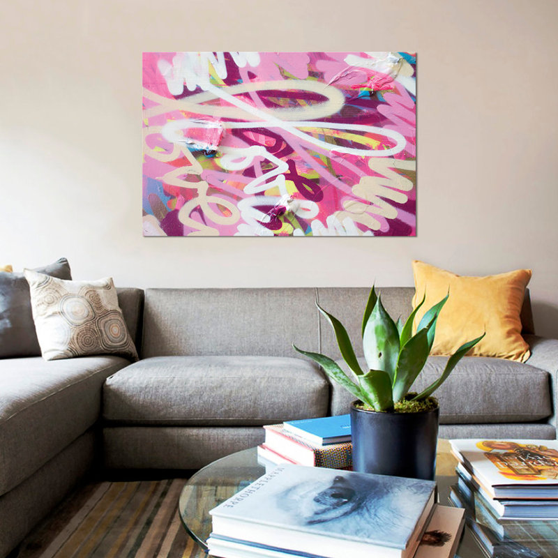 «Love III» par Kent Youngstrom - Giclée sur toile tendue avec châssis, H 24 po x l 32 po x P 1 po, Papier d'art encadré noir