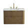 Liljan 30'' Wall-Mounted Single Bathroom Vanity with Engineered Stone Top