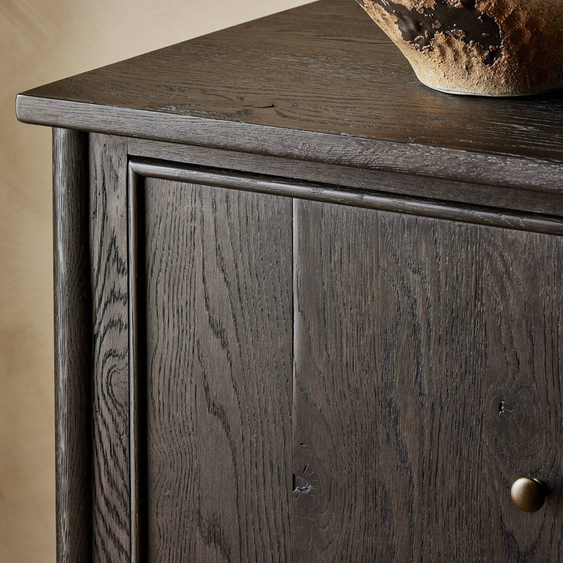 Bari Sideboard, Smoked Black Resawn Oak