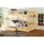 Lot de 2 boîtes de rangement sous le lit en pin naturel, style transitionnel, avec roulettes pour optimiser l'espace de votre chambre, 95 x 43 cm (37,5 x 17 pouces), en bois, avec roulettes pour un rangement efficace.