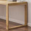Bureau rectangulaire en bois massif Burlywood-757130290