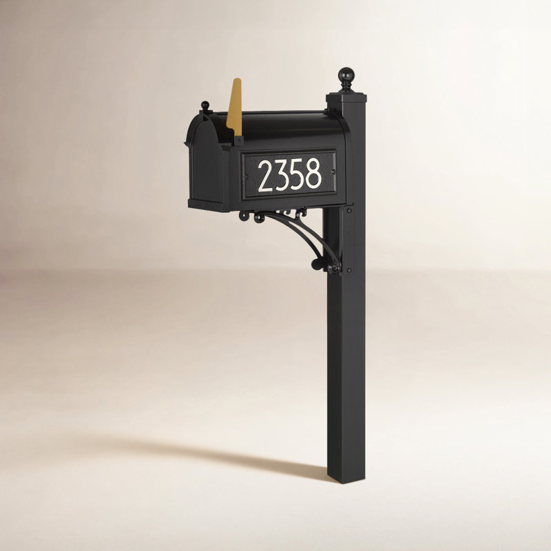 Modern Mailbox, Black/White, Yes