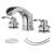2-handle Bathroom Faucet with Drain Assembly-1791309797
