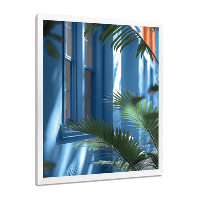 Impression d'art mural bleu et vert Urban Oasis Hotel - hôtels et loges