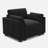 Knopp Velvet Comfort Rest Single Sofa-795805013