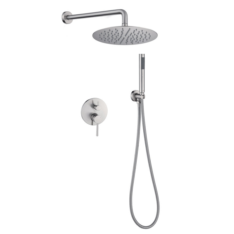 with Rough in-Valve, Brushed Nickel
