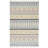 Geometric Handmade Flatweave Wool/Cotton Blue/Red/Mustard Area Rug-1207471211
