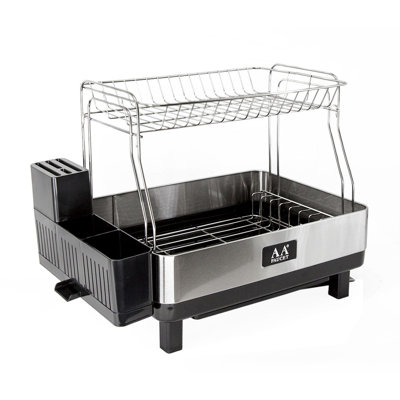 Stainless Steel Two Tier Dish Rack