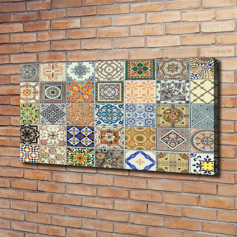 Ceramic Tiles - Wrapped Canvas Print