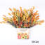 Arrangement floral de fausses feuilles de l'Action de grâce en pot