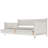 Twin Size Daybed with 2 Large Storage Drawers, X-Frame Solid Wood Bed, Modern Rustic Casual Style, Cream White-118755750