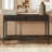 Fluted 2-drawer Storage Console Table