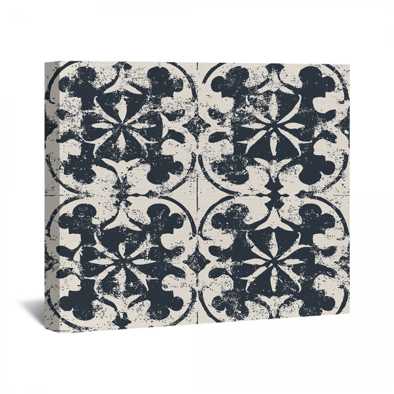 «Tile Design Canvas Wrap» - Décoration murale abstraite, H 16 po x l 20 po