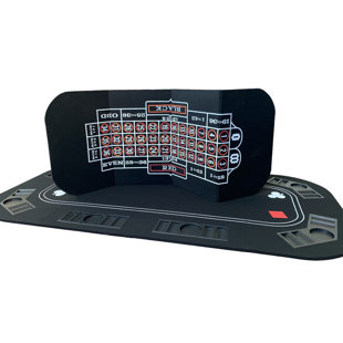 IDS Online Corp 63'' 8 - Player Foldable Poker Table